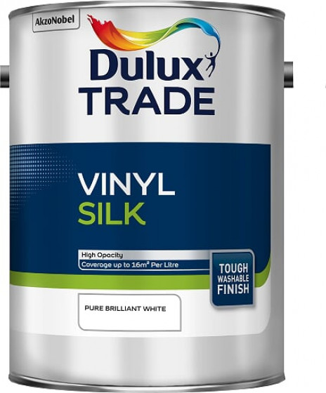 Dulux Trade Paint Vinyl Silk Pbw 5lt