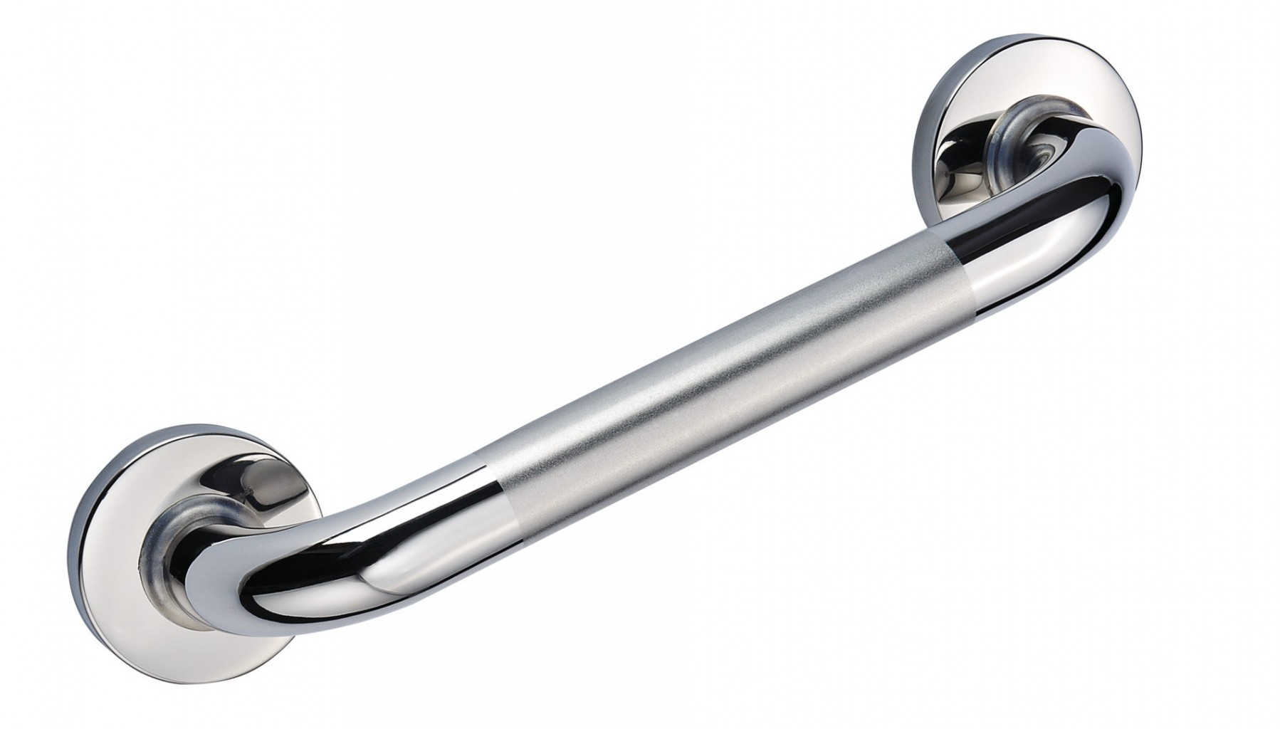 Ridder Comfort Bathtub Rail, Approx. 30 cm, Polished Stainless Steel With Anti-Slip Surface