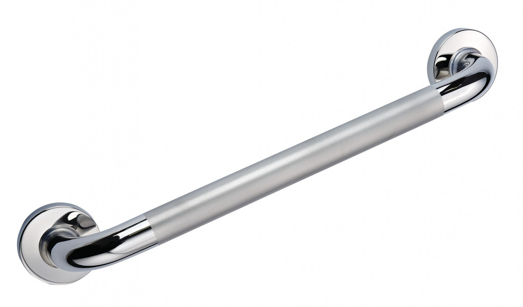 Ridder Comfort Bathtub Rail, Approx. 45 cm, Polished Stainless Steel With Anti-Slip Surface