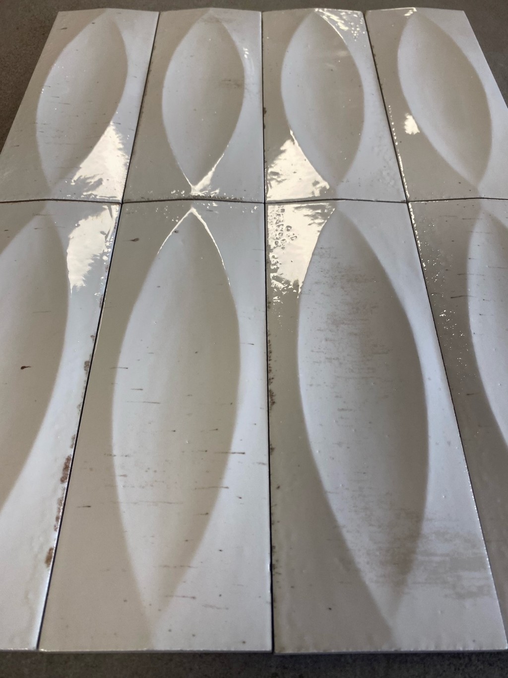 Rhea Cesari Bianca White Ceramic Tile