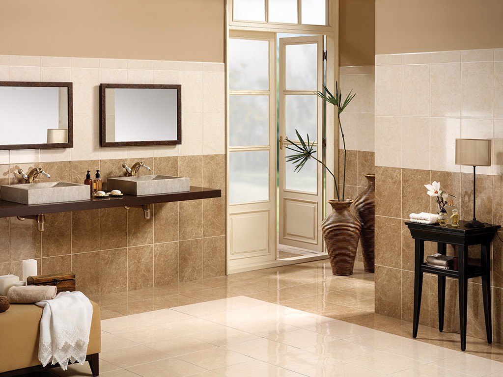 Marmo Moka Gloss Wall Tile 250x350mm | N&C Tiles and Bathrooms