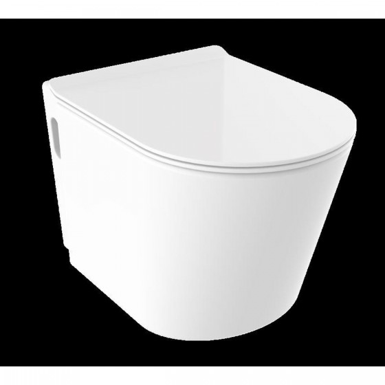 Surface Back to Wall Pan with Slim Soft Close Seat