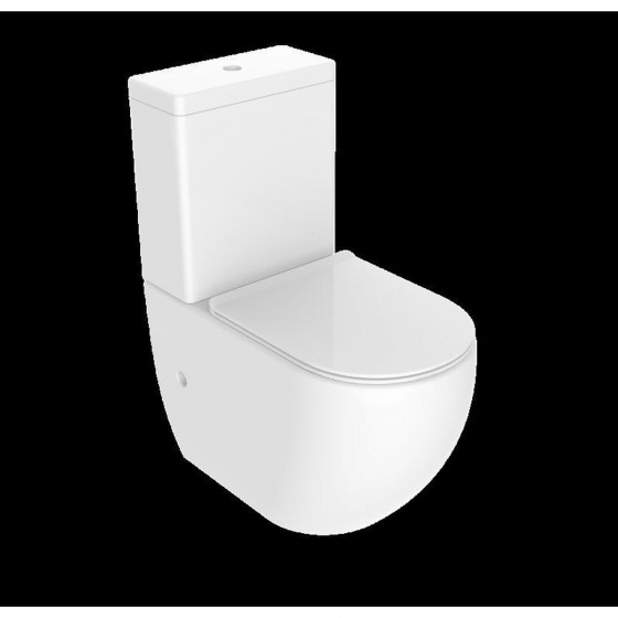 Invent Rimless Close Coupled Suite with Slim Soft Close Seat