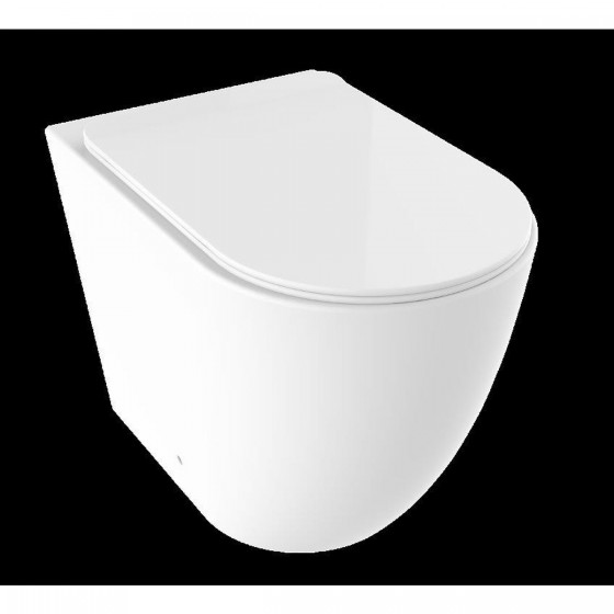 Invent Rimless Back to Wall Pan with Slim Soft Close Seat