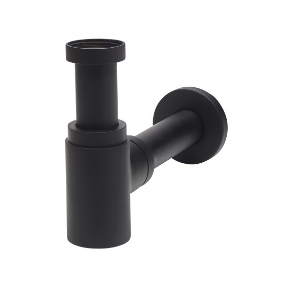 Matt Black Contemporary Bottle Trap