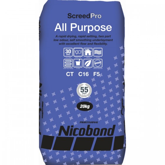 Nicobond Screedpro All Purpose Powder 20kg