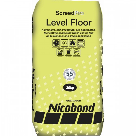 Nicobond Screedpro Level Floor Powder 20kg