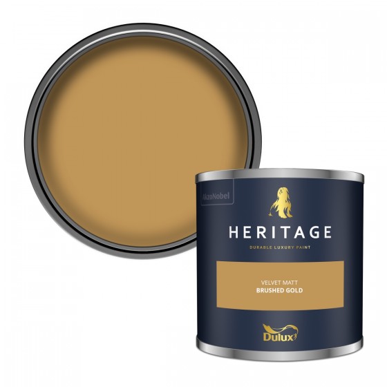 Dulux Heritage Brushed Gold Velvet Matt 2.5lt
