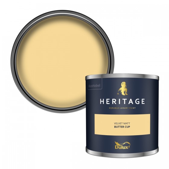 Dulux Heritage Butter Cup Velvet Matt 1lt