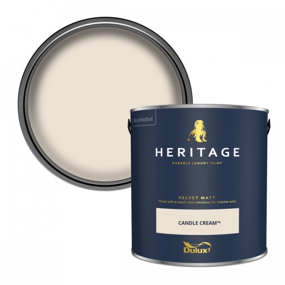 Dulux Heritage Candle Cream Velvet Matt 1lt