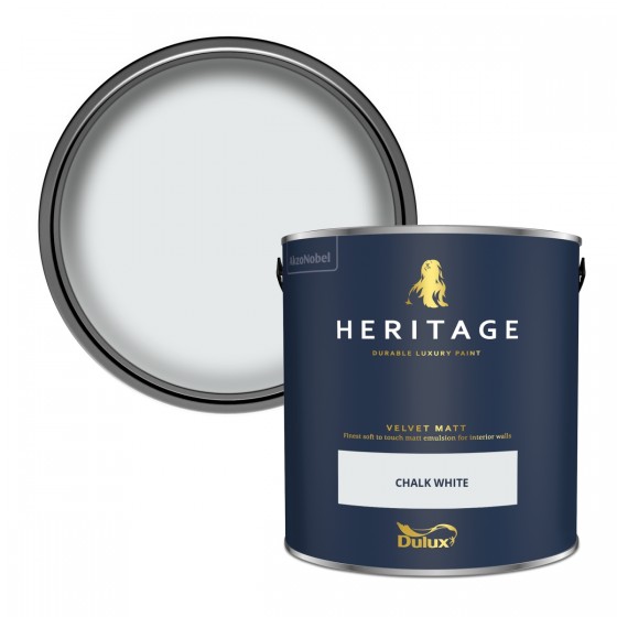 Dulux Heritage Chalk White Velvet Matt 1lt