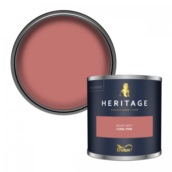 Dulux Heritage Coral Pink Velvet Matt 1lt