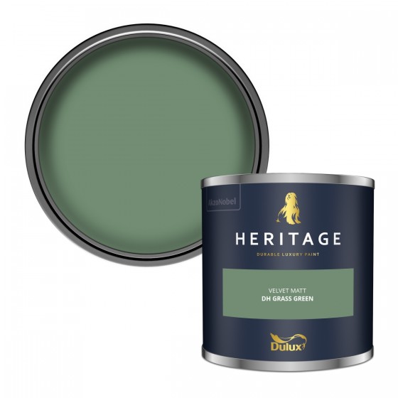 Dulux Heritage Dh Grass Green Velvet Matt 1lt