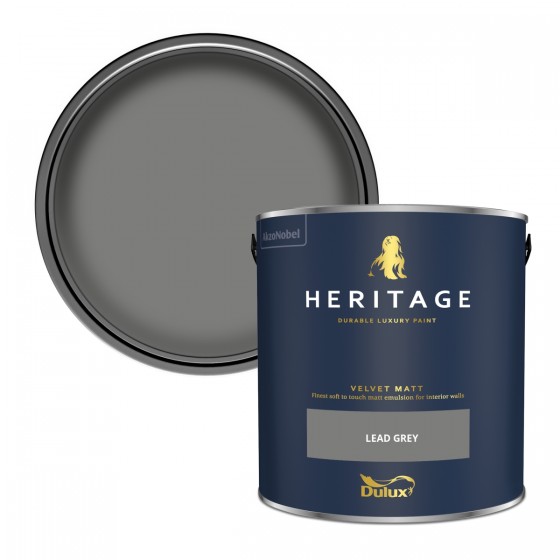 Dulux Heritage Lead Grey Velvet Matt 2.5lt