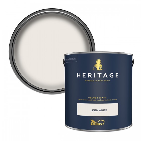 Dulux Heritage Linen White Velvet Matt 2.5lt