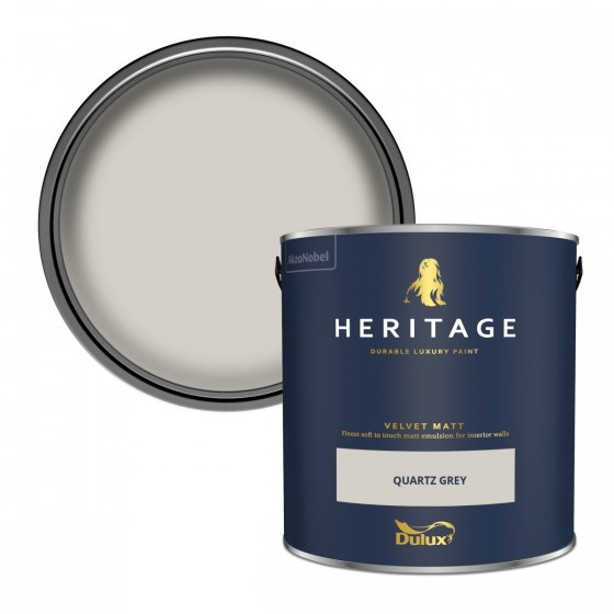 Dulux Heritage Quartz Grey Velvet Matt 5lt