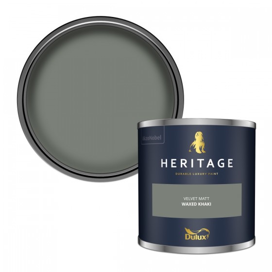 Dulux Heritage Waxed Khaki Velvet Matt 2.5lt