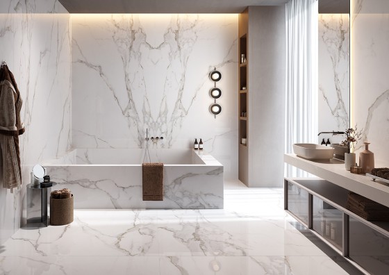 Lavish CO11 Calacatta Oro Porcelain Floor and Wall Tile 600x1200x10mm