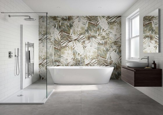Tropic Exotic Decor Ceramic Wall Tile 350x1000mm