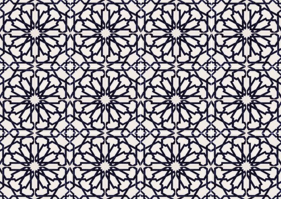 Moorish Hand Painted Agadir Ceramic Wall Tile 140x140mm