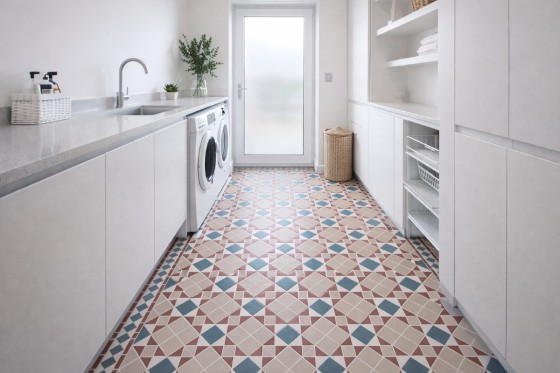 Donard Victorian Beige Porcelain Floor Tile 285x285mm