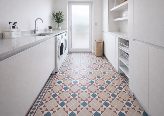 Donard Victorian Beige Porcelain Floor Tile 285x285mm