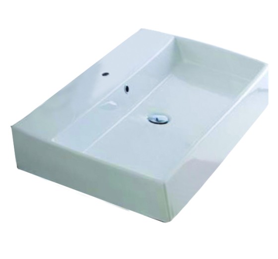 S7003960 Solo 60x45cm Rectified Basin 1 Tap Hole
