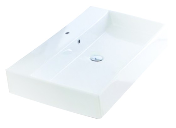 S7003961 Solo 70x45cm Rectified Basin 1 Tap Hole 