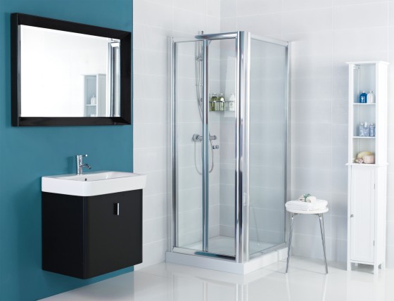 S6100271 Olympus Bifold Shower Door 750-790mm 