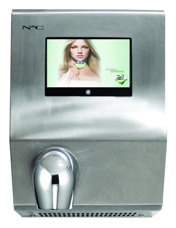 Olympus s/steel 2.4kw Hand Dryer with Digital Display