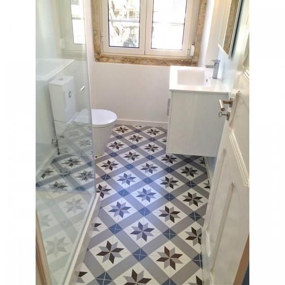 Lincoln Sea Blue Wall and Floor Tile