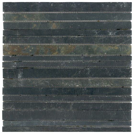 NB19814 Designer Stone Nightshade Slate Random Strips 300x300mm - 14.04m²