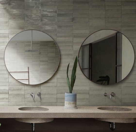 Lume Off-White Gloss Porcelain Wall and Floor Tile 240x60mm