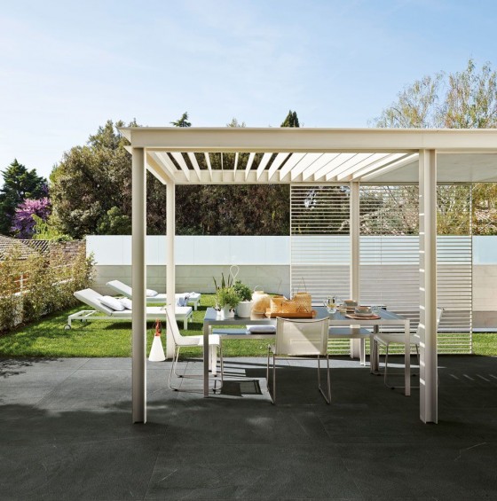 Dolomiti Basalto Structured Outdoor Porcelain Floor Tile 1200x400x20mm