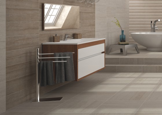Boulevard Taupe Ceramic Wall Tile 200x600mm