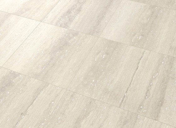Pure Travertine Beige Porcelain Floor Tile 600x600mm