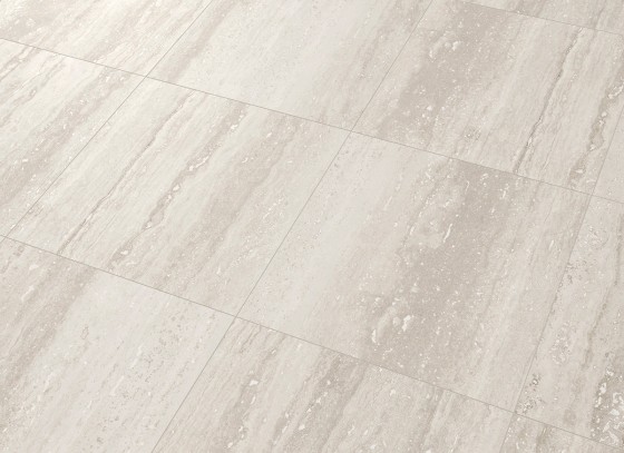 Pure Travertine Grey Porcelain Floor Tile 600x600mm