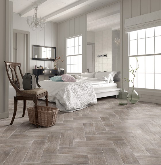 Aspen Wood Gris Ceramic Floor and Wall Tile 200x600mm