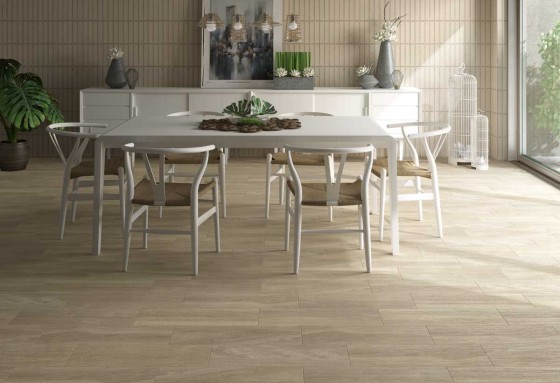 Aspen Wood Taupe Ceramic Floor and Wall Tile 200x600mm