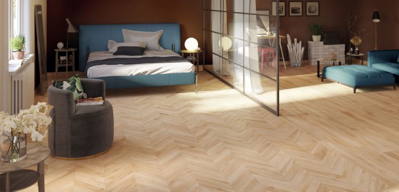 Wood Grove Beige Porcelain Floor and Wall Tile 75x450mm