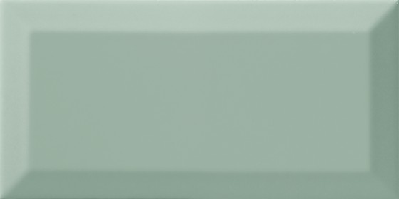 Metro Underground Bevel Pale Turquoise Ceramic Wall Tile 100x200mm