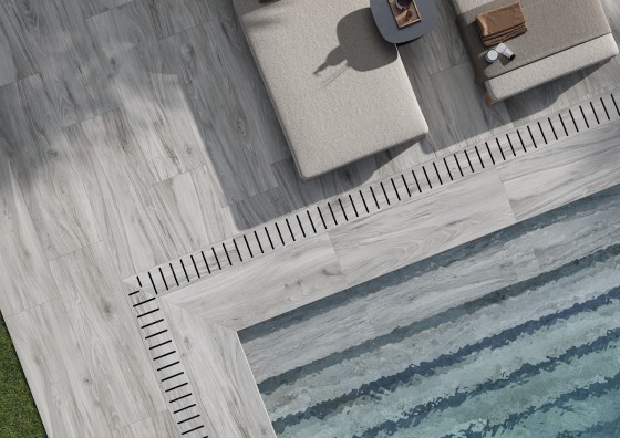 Wood Nature Nawa Grey Porcelain Floor Tile 400x1200x20mm 