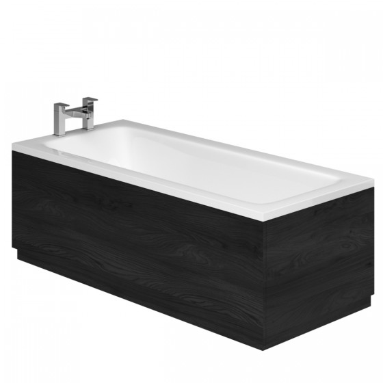Cuban End Panel Black Wood 750 x 450/565mm