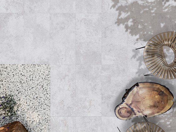 Sonora White Outdoor Tile 500x1000x20mm