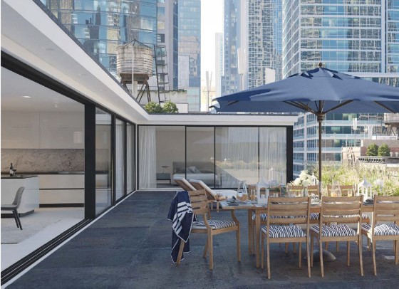 Corten Sapphire Outdoor Tile 500x1000x20mm