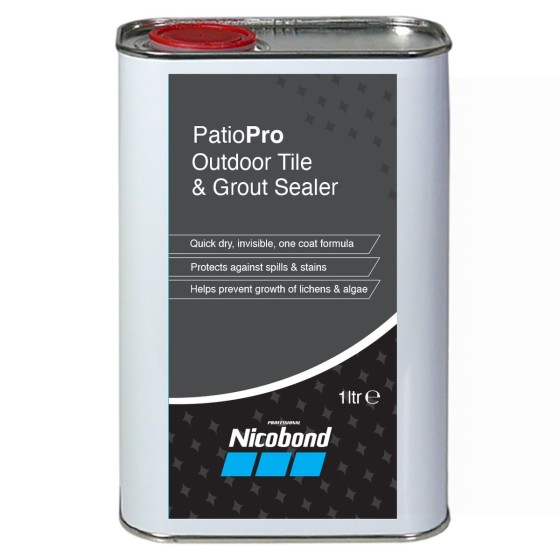 Nicobond PatioPro Outdoor Tile & Grout Sealer 1ltr