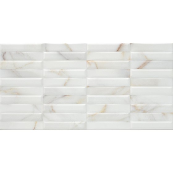 Capri Gold Marble Brick Decor Ceramic Wall Tile 300x600mm