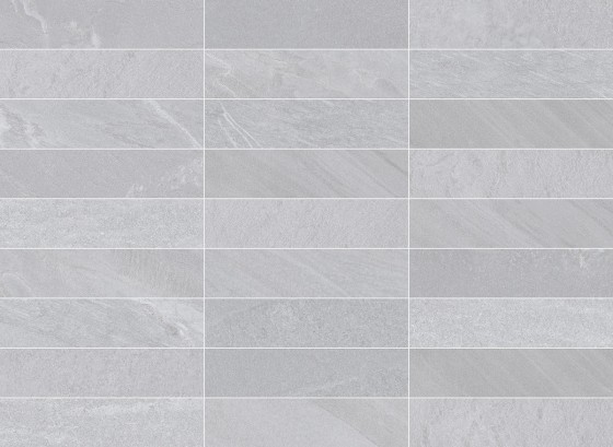Touchstone Light Grey Natural Porcelain Wall and Floor Tile 70x280mm