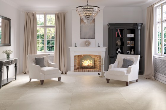 Cumbria Beige Natural Porcelain Floor and Wall Tile 600x1200mm