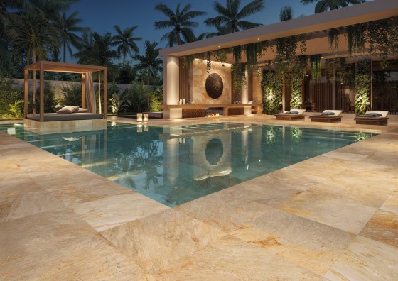 Mansion Gold Anti Slip Porcelain Floor and Wall Tile 600x600mm